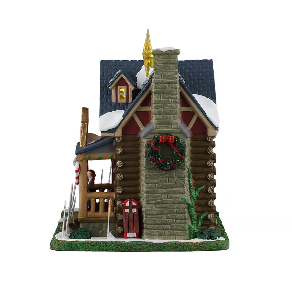 Lemax illuminated building from Holly & Ivy's Christmas Yard Decor, part of the Lemax Christmas Village collection.
