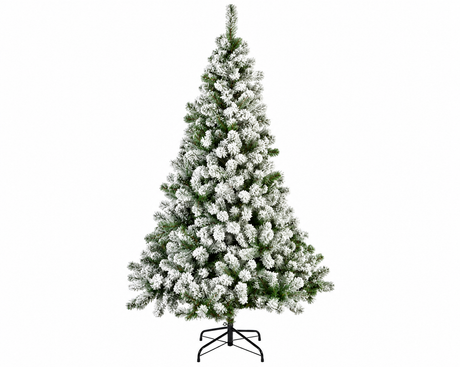 Imperial Snowy Pine 240cm artificial Christmas tree by Kaemingk B.V with snowy pine branches and full evergreen appearance.
