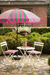 In The Mood Collection Osborn Parasol – Green & Pink Stripes