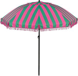 In The Mood Collection Osborn Parasol – Green & Pink Stripes
