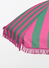 In The Mood Collection Osborn Parasol – Green & Pink Stripes