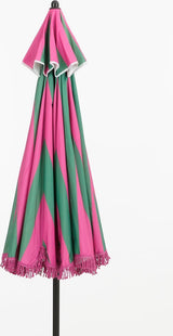 In The Mood Collection Osborn Parasol – Green & Pink Stripes