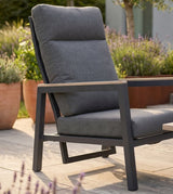 Kettler Tudor 3 Seat Sofa With 2 Reclining Chairs, Bench & 140x80cm Table