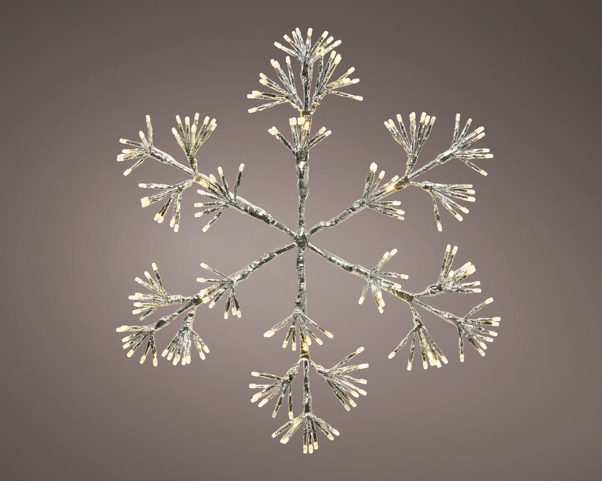 78cm LED Warm White Outdoor Starburst Snowflake by Lumineo