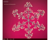 78cm LED Warm White Outdoor Starburst Snowflake by Lumineo