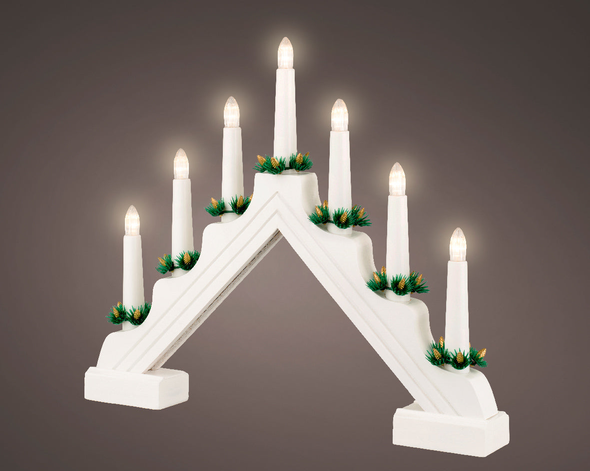 LED White Candle Bridge Window Lights by Kaemingk