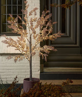 Luca Lighting Artificial Lighted Tree in Pot 150 LEDs with Timer – 120cm Outdoor Decoration