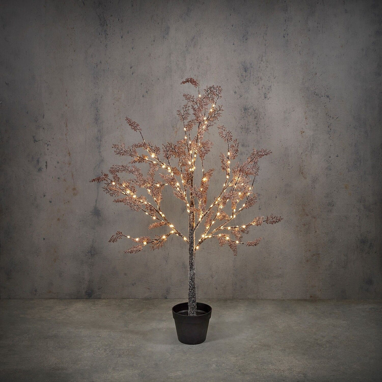 Luca Lighting Artificial Lighted Tree in Pot 150 LEDs with Timer – 120cm Outdoor Decoration