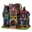 Madness Manor Incl. Adaptor 550 Ma (Black) Lemax Spooky Town Illuminated Building - Mill Race Garden Centre