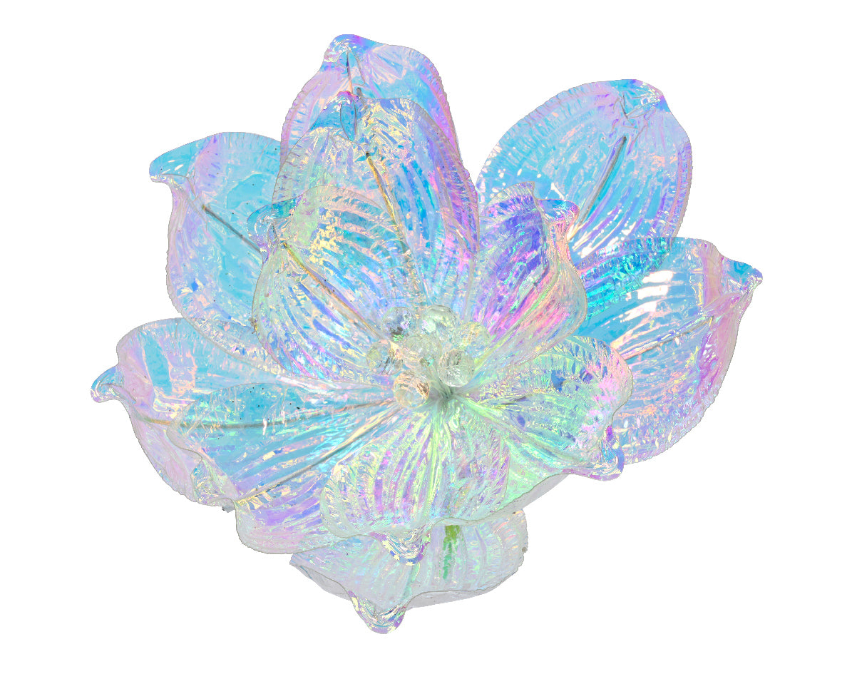 13cm Iris Magnolia on Clip by Kaemingk