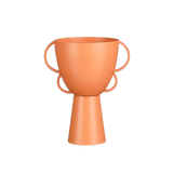 Mica Decorations Alica Plant Pot – Orange Iron Planter