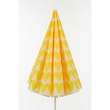Mica Decorations Beach Parasol – Yellow Hearts Print