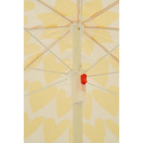 Mica Decorations Beach Parasol – Yellow Hearts Print