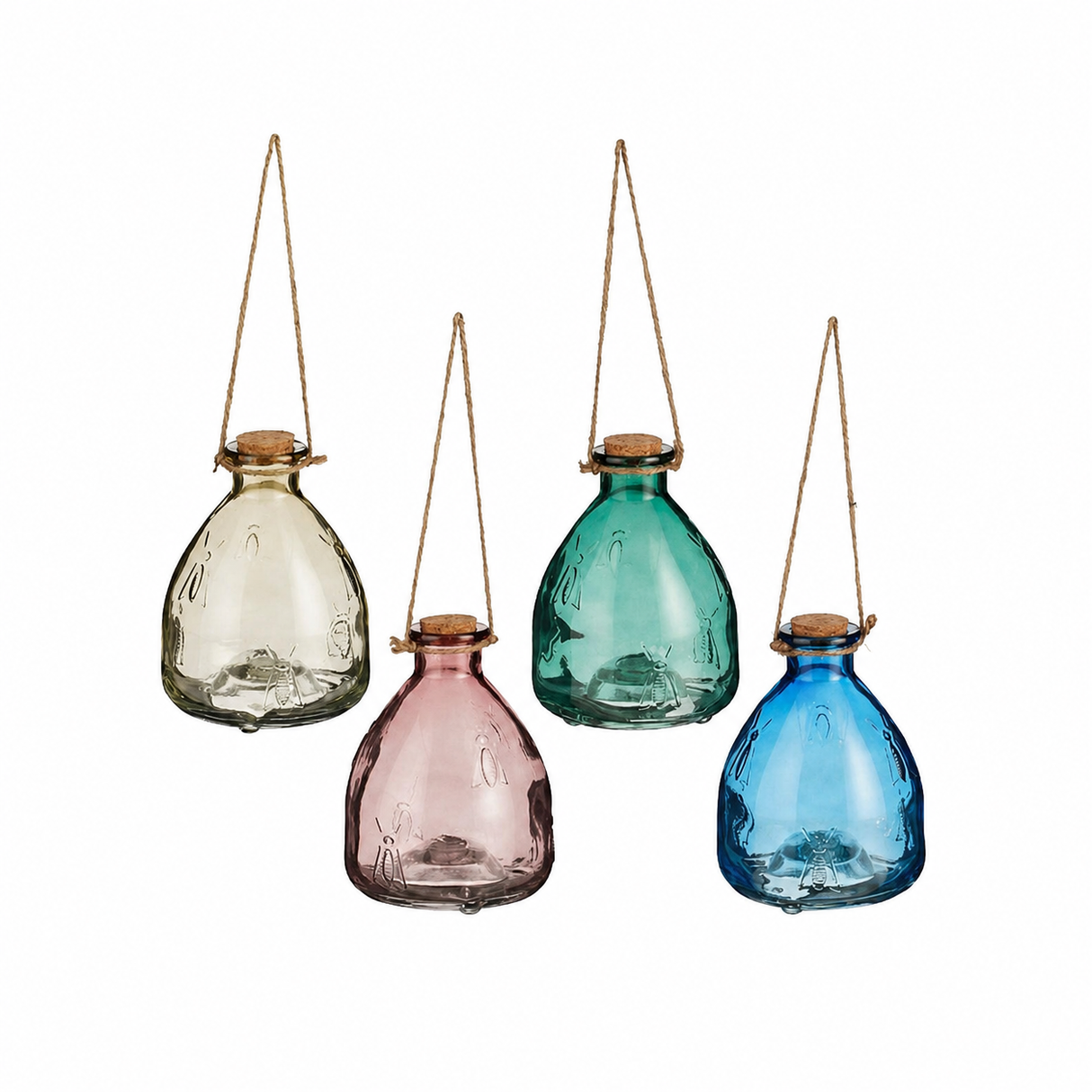 Mica Decorations Glass Wasp Trap – Assorted Colours