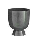 Mica Decorations James Plant Pot on Stand Grey – H22 x Ø19 cm – Iron Indoor Planter