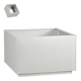 Mica Decorations Marnix Planter – Bottomless Zinc Raised Bed – 55 x 55 x 35 cm