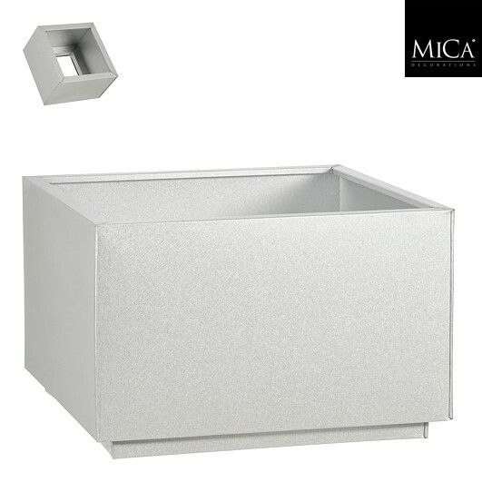 Mica Decorations Marnix Planter – Bottomless Zinc Raised Bed – 55 x 55 x 35 cm