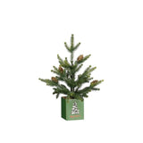 Mica Decorations Artificial Pine Tree in Green Pot – Seasonal Christmas Decoration