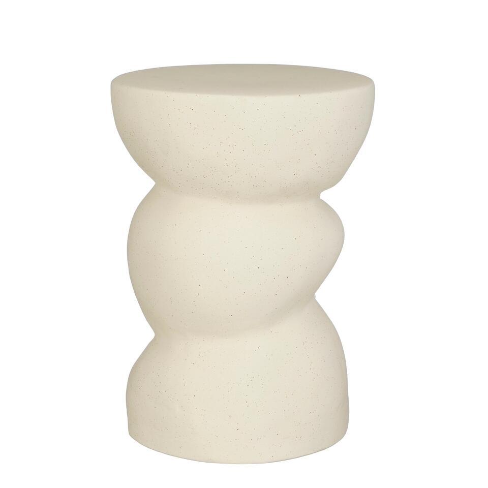 Mica Decorations Screw Side Table – White Ceramic