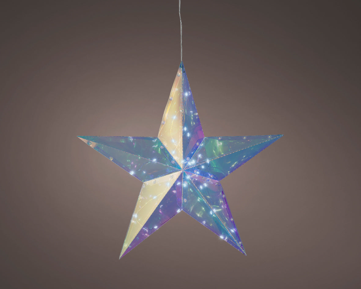 36cm Micro Cool White LED Indoor Battery Operated Star by Lumineo