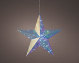 36cm Micro Cool White LED Indoor Battery Operated Star by Lumineo