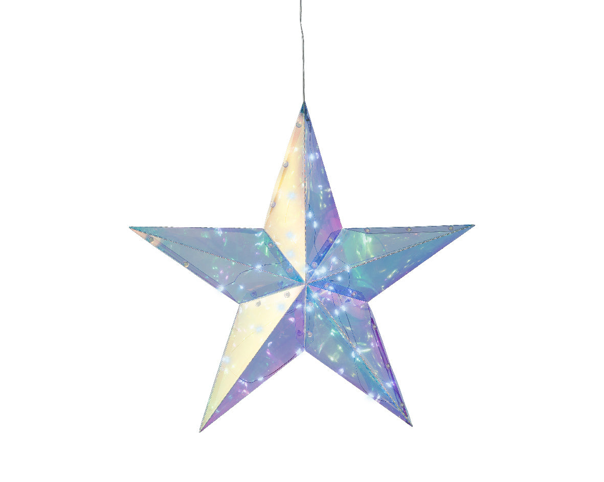 36cm Micro Cool White LED Indoor Battery Operated Star by Lumineo