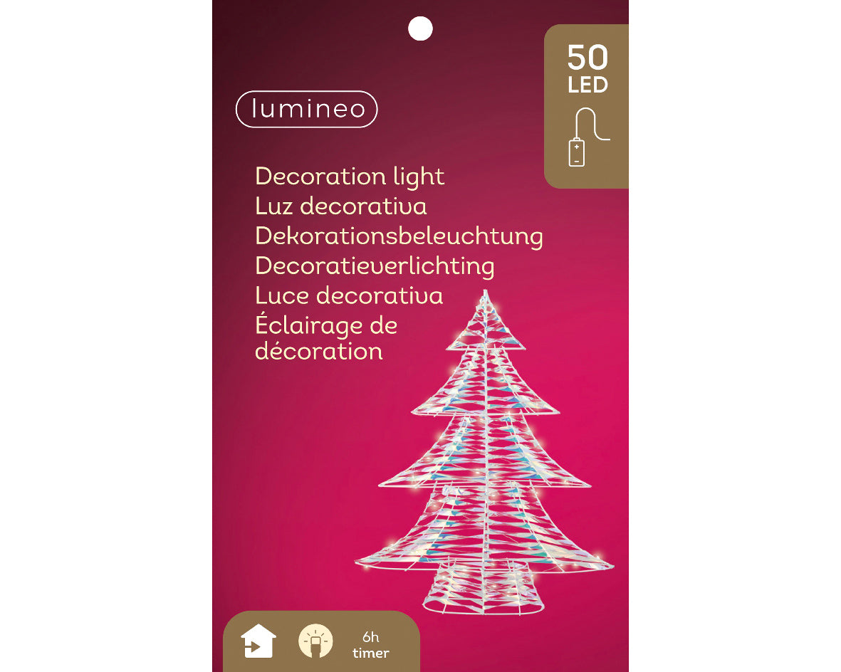 60cm Micro Warm White LED Battery Operated Indoor Tree by Lumineo