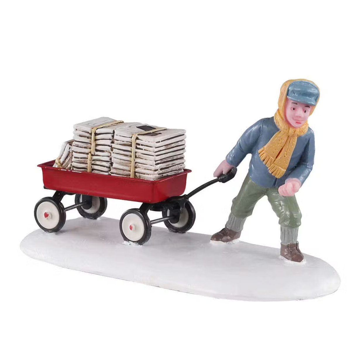 Morning News Lemax Christmas Village Figurine - Mill Race Garden Centre