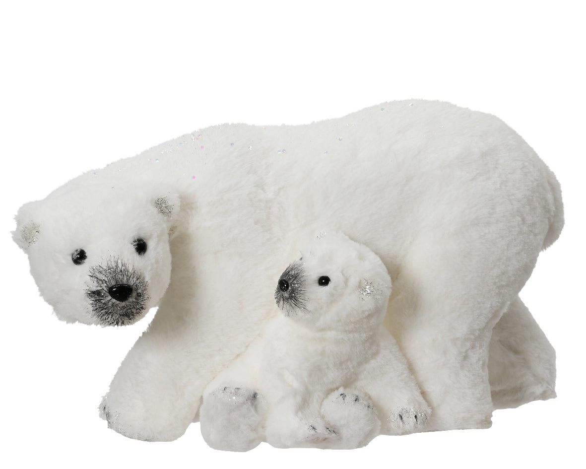 Mother and Baby Polar Bear Decoration by Kaemingk