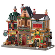 Mrs. Cratchit's Christmas Shoppes Incl. Adaptor 100 Ma (White) Lemax Christmas Village Illuminated Building - Mill Race Garden Centre