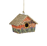 Jardinopia Jute Iron Sari Bird Nest Box with Square Roof