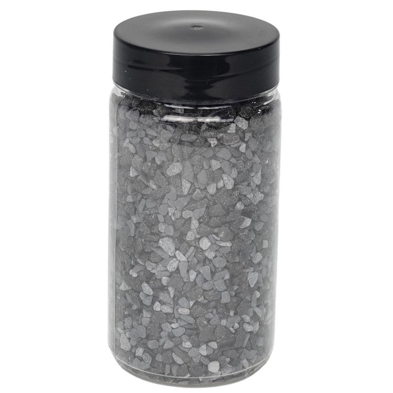 My Village Black-Grey Pebbles Medium Grain – 370 ml Tub Natural Stone Landscaping Accent (SKU MYD106)