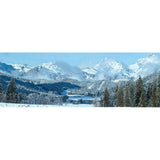 My Village Double-Sided Background – Reversible Mountain Landscape & Spooky Backdrop (100 × 35 cm) | MYP36