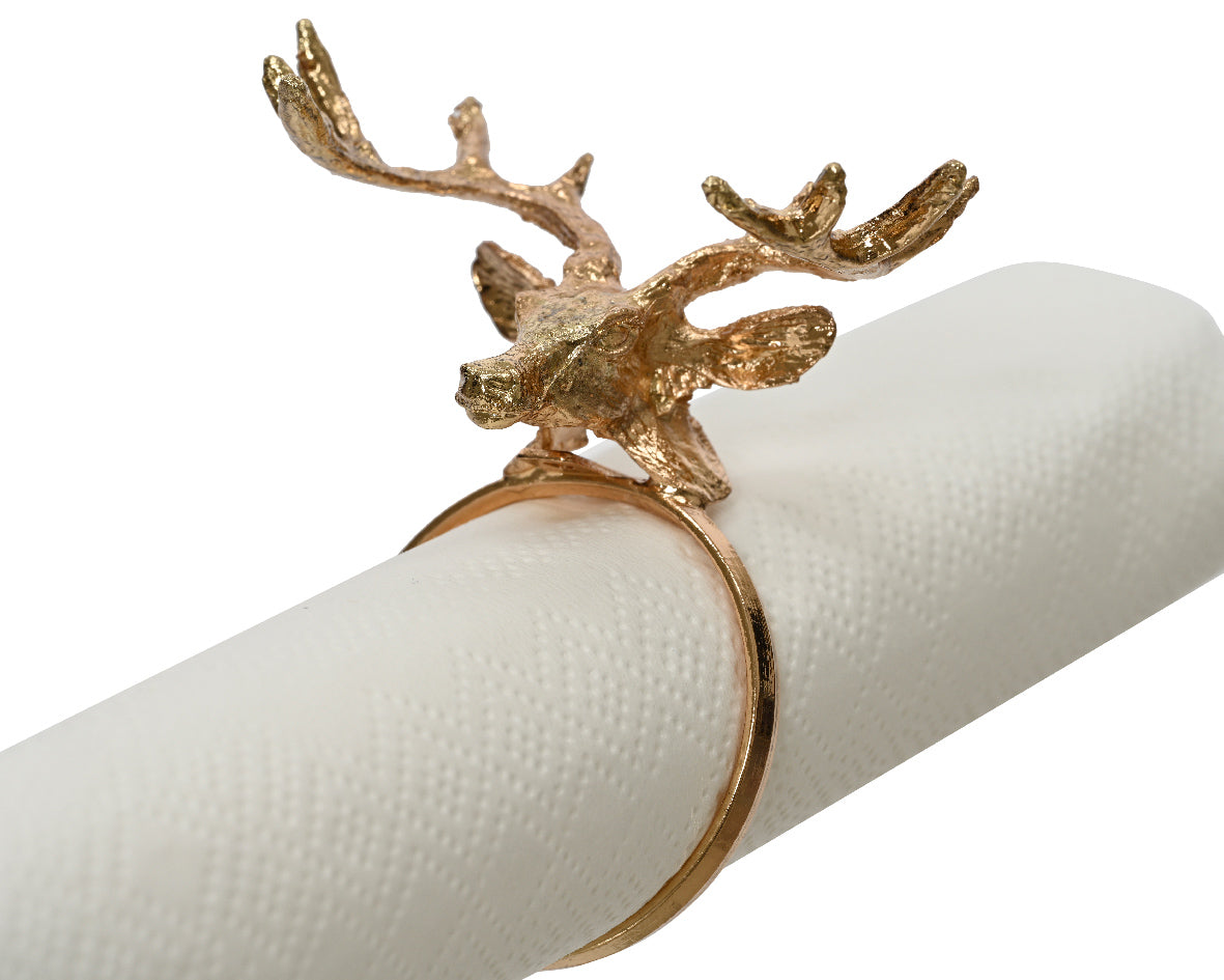 Zinc Reindeer Napkin Ring by Kaemingk