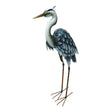 Metal British Heron by Primus - Mill Race Garden Centre
