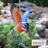 Small Metal Hanging Kingfisher by Primus - Mill Race Garden Centre