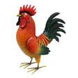 Large Metal Red Cockerel by Primus - Mill Race Garden Centre