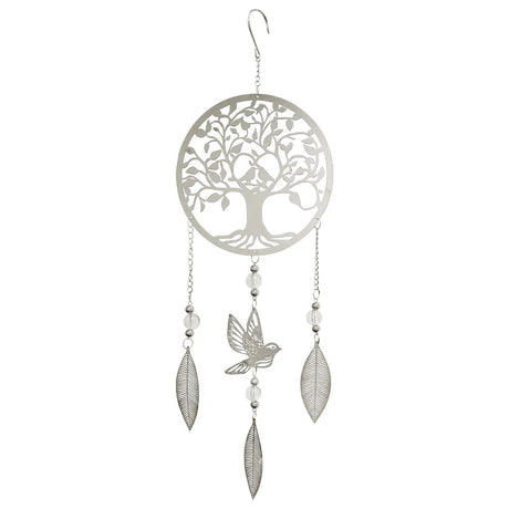 Tree Stainless Steel Hanging Dreamcatcher by Primus - Mill Race Garden Centre