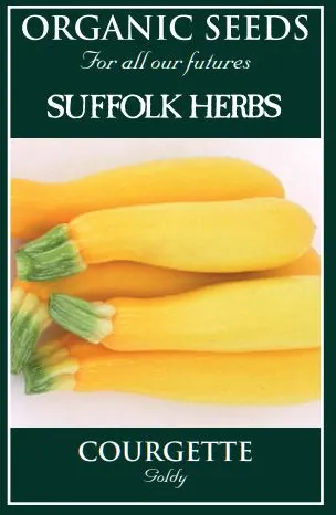 Organic Courgette Goldy - Mill Race Garden Centre