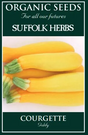 Organic Courgette Goldy - Mill Race Garden Centre