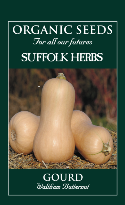 Organic Squash Waltham Winter Butternut - Mill Race Garden Centre