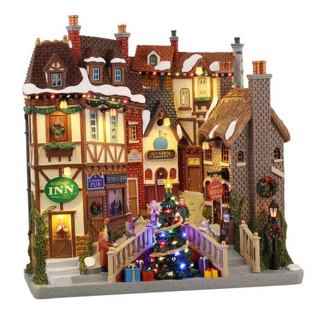 Oxfordshire Village B/O (4.5V) Lemax Christmas Village Facade - Mill Race Garden Centre