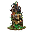 Lemax Spooky Town Petrified Forest Tree House illuminated building with tree and spooky forest details, 4.5V battery operated.