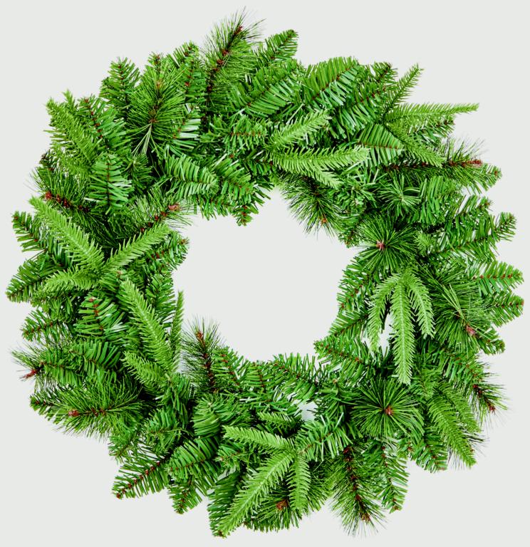 Premier Decorations Norfolk Pine Artificial Christmas Wreath