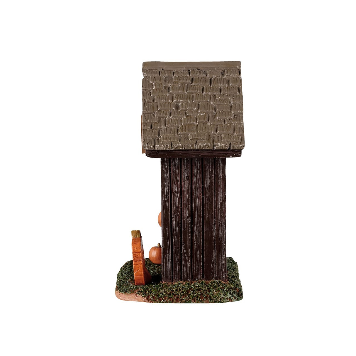 Lemax Spooky Town Pumpkin Shop table accent featuring a carved pumpkin display for Halloween decorations.