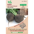 Radish Black Spanish Round - Mill Race Garden Centre