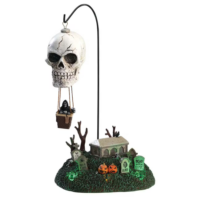 Reaper's Landing Incl. Adaptor 550 Ma (Black) Lemax Spooky Town Table Accent - Mill Race Garden Centre