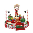Santa's Peppermint Teacup Spinner B/O (4.5V) Lemax Christmas Village Table Accent - Mill Race Garden Centre