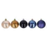 Mica Decorations Shatterproof Christmas Baubles (Pack of 30, 4 cm) – Recycled Polystyrene Tree Ornaments - Blue, Purple, Cream, Light Brown