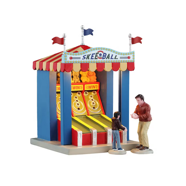 Skee Ball Game Set Of 3 B/O (4.5V) Lemax Christmas Village Table Accent - Mill Race Garden Centre